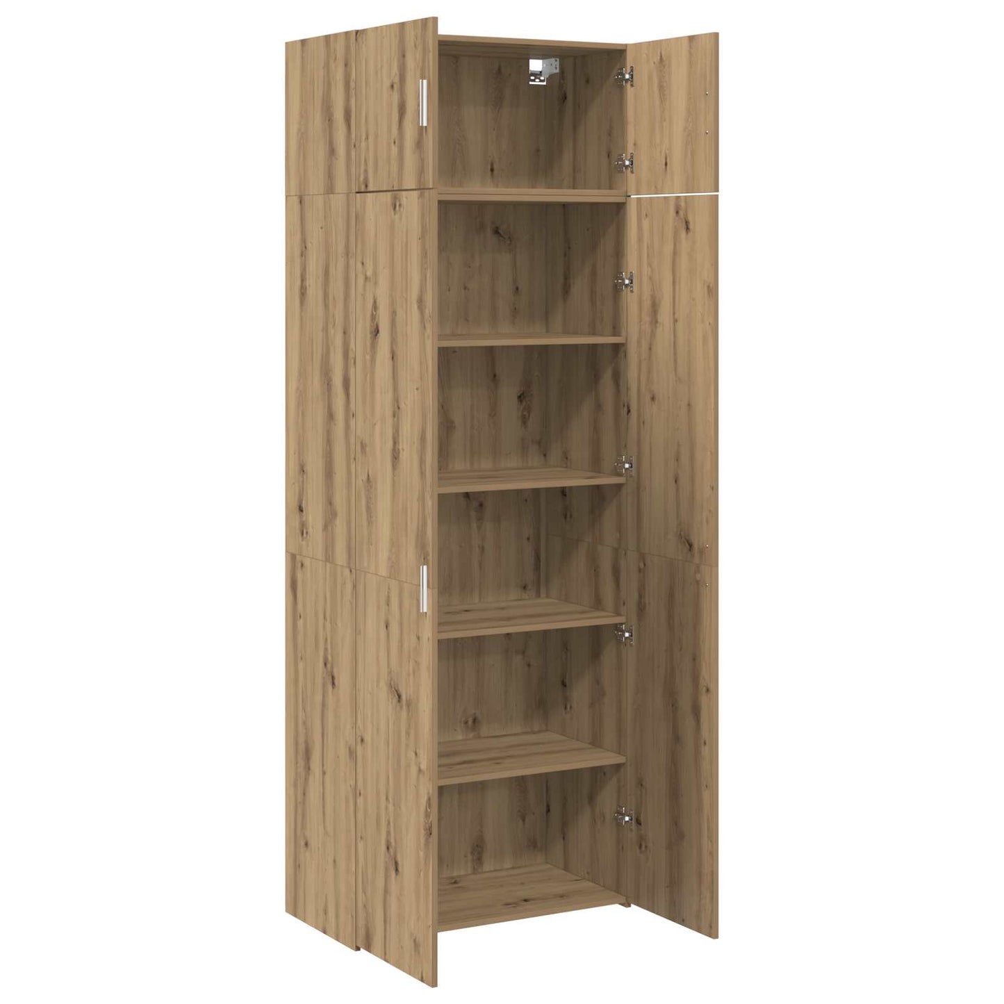 Opbevaringsskab 2 pcs Artisan Egetræ 80 x 42,5 x 225 cm