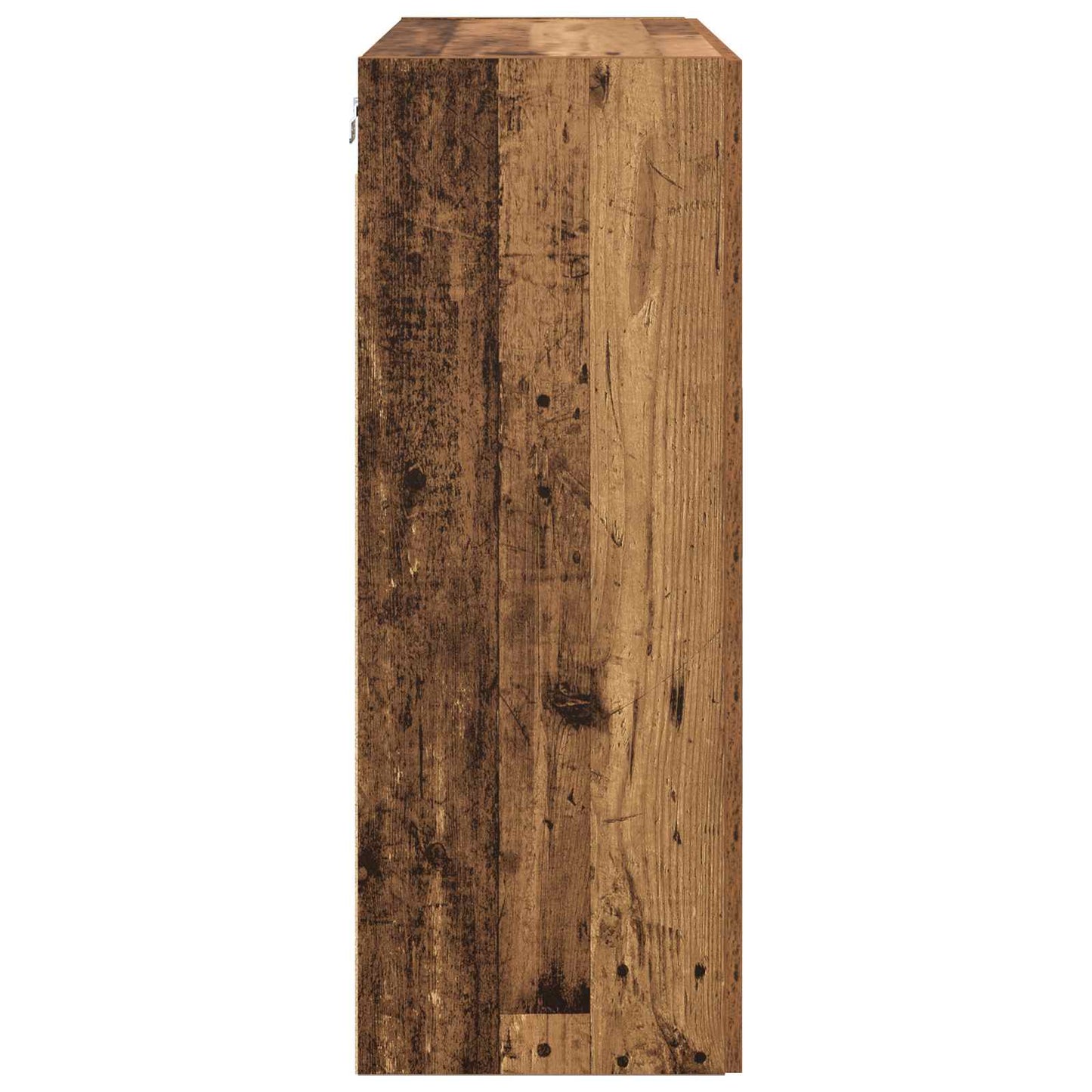 Vægmonteret skab 2 pcs Gammelt træ 69,5 x 34 x 90 cm