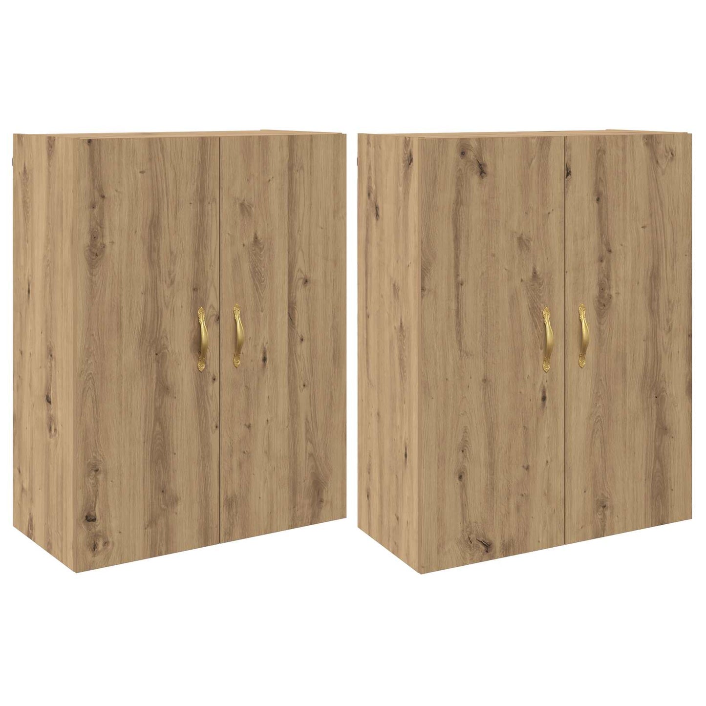 Vægmonteret skab 2 pcs Artisan Egetræ 69,5 x 34 x 90 cm