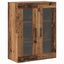 Highboard 2 pcs Gammelt træ Konstrueret træ