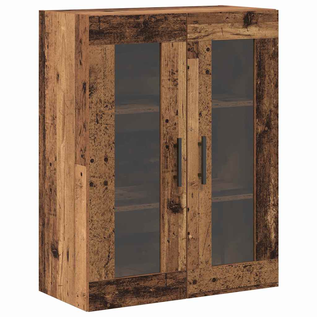 Highboard 2 pcs Gammelt træ Konstrueret træ