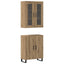 Highboard 2 pcs artisan eg 69,5 x 34 x 180 cm Konstrueret træ