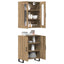 Highboard 2 pcs artisan eg 69,5 x 34 x 180 cm Konstrueret træ
