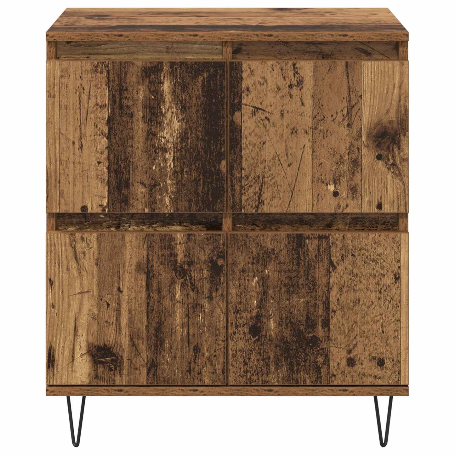 Sideboards 3 pcs Gammelt træ
