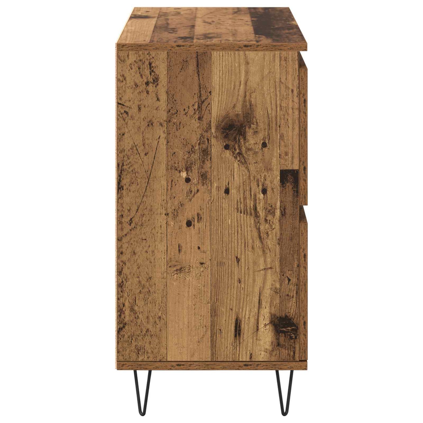 Sideboards 3 pcs Gammelt træ