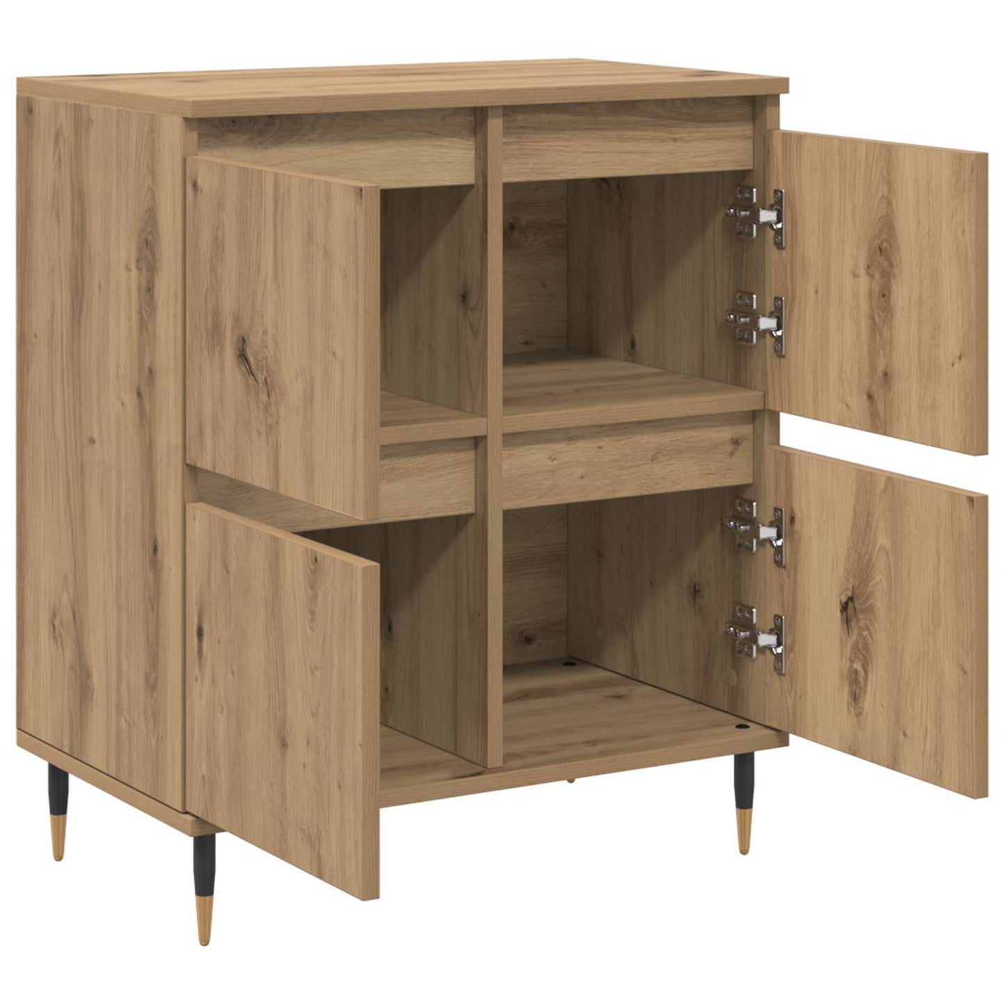 Opbevaringsskab 2 pcs Artisan Egetræ 60 x 35 x 70 cm