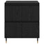 Opbevaringsskab 2 pcs Sort eg 60 x 35 x 70 cm