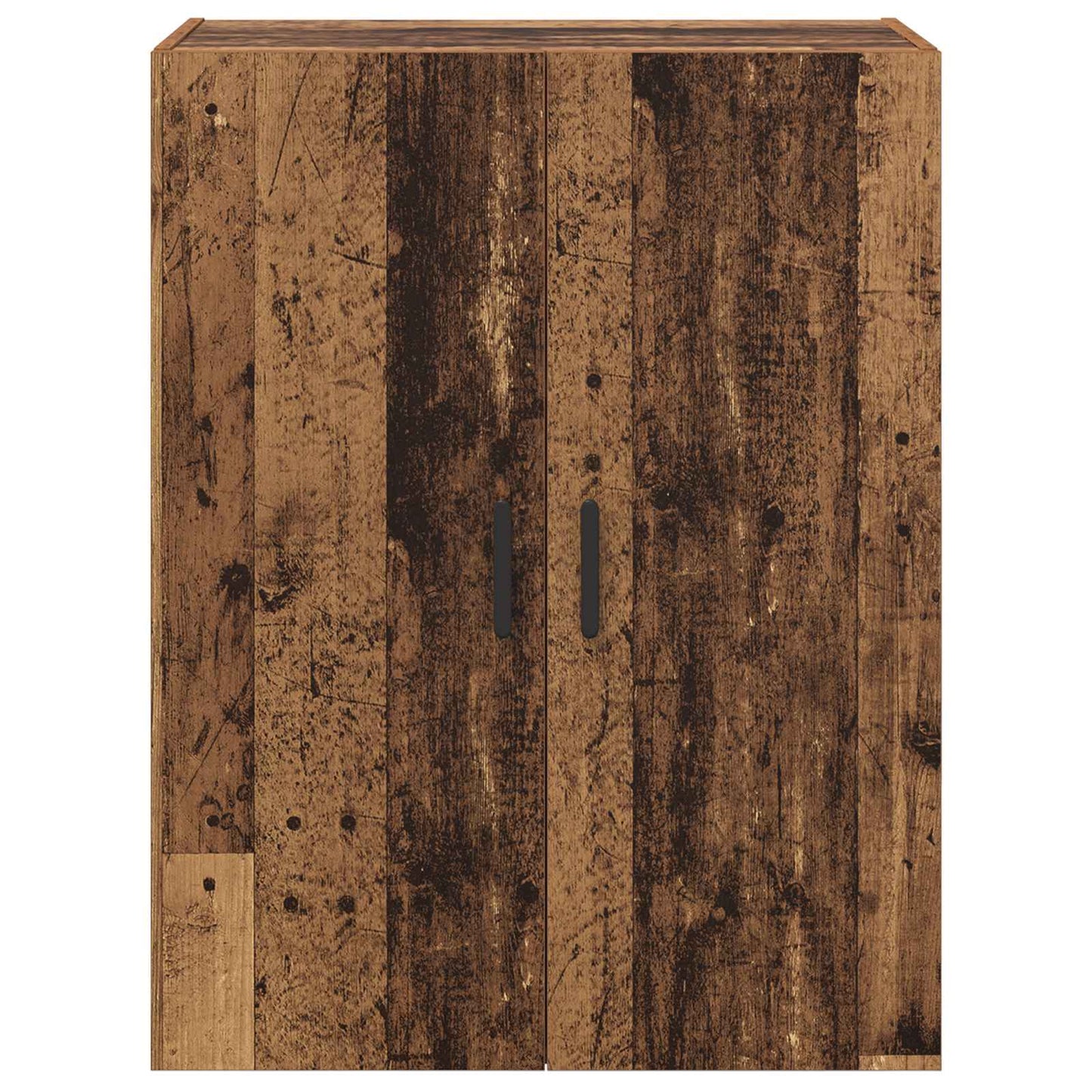 Vægmonteret skab 2 pcs Gammelt træ 69,5 x 34 x 90 cm