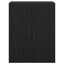 Vægmonteret skab Vægmonteret 2 pcs Sort eg 69,5 x 34 x 90 cm