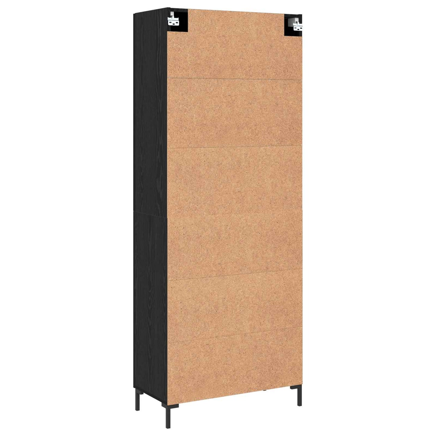 Highboard Sort eg 69,5 x 34 x 180 cm Konstrueret træ