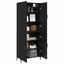 Highboard Sort eg 69,5 x 34 x 180 cm Konstrueret træ