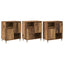 Sideboards 3 pcs Gammelt træ
