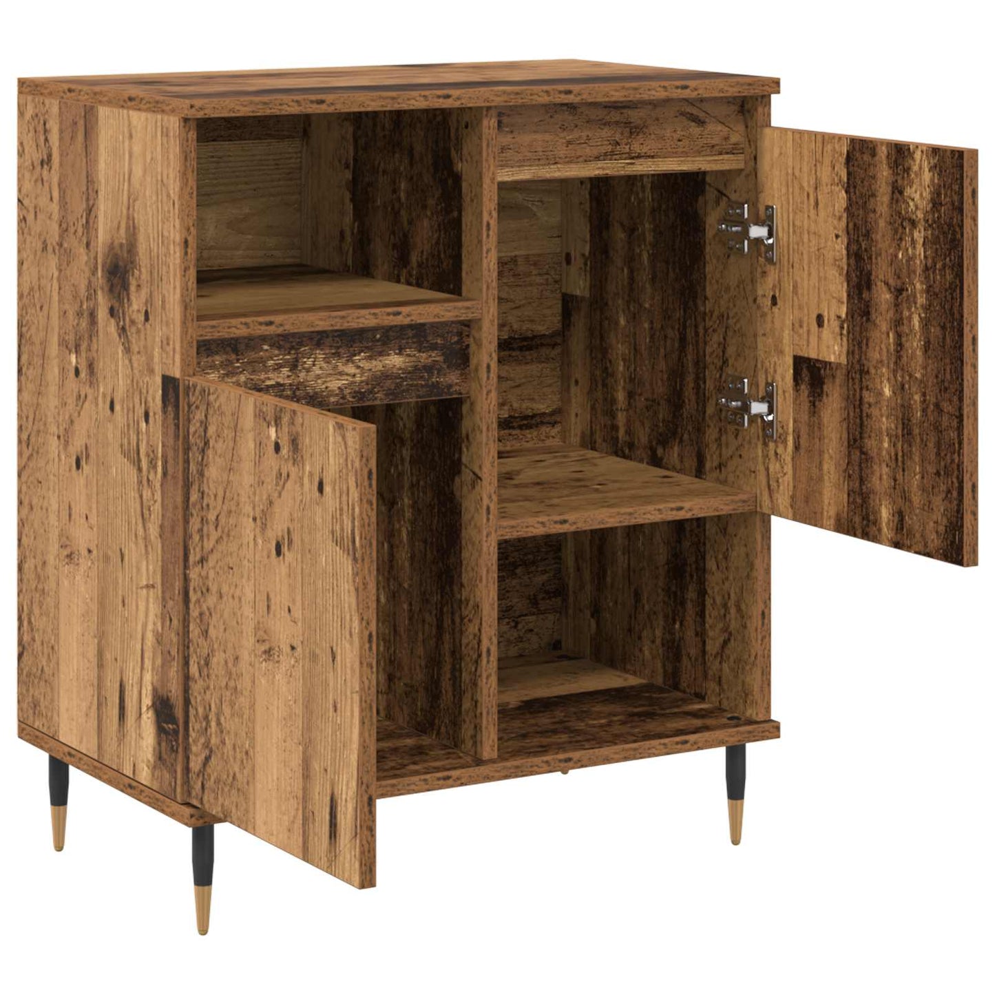Sideboards 3 pcs Gammelt træ