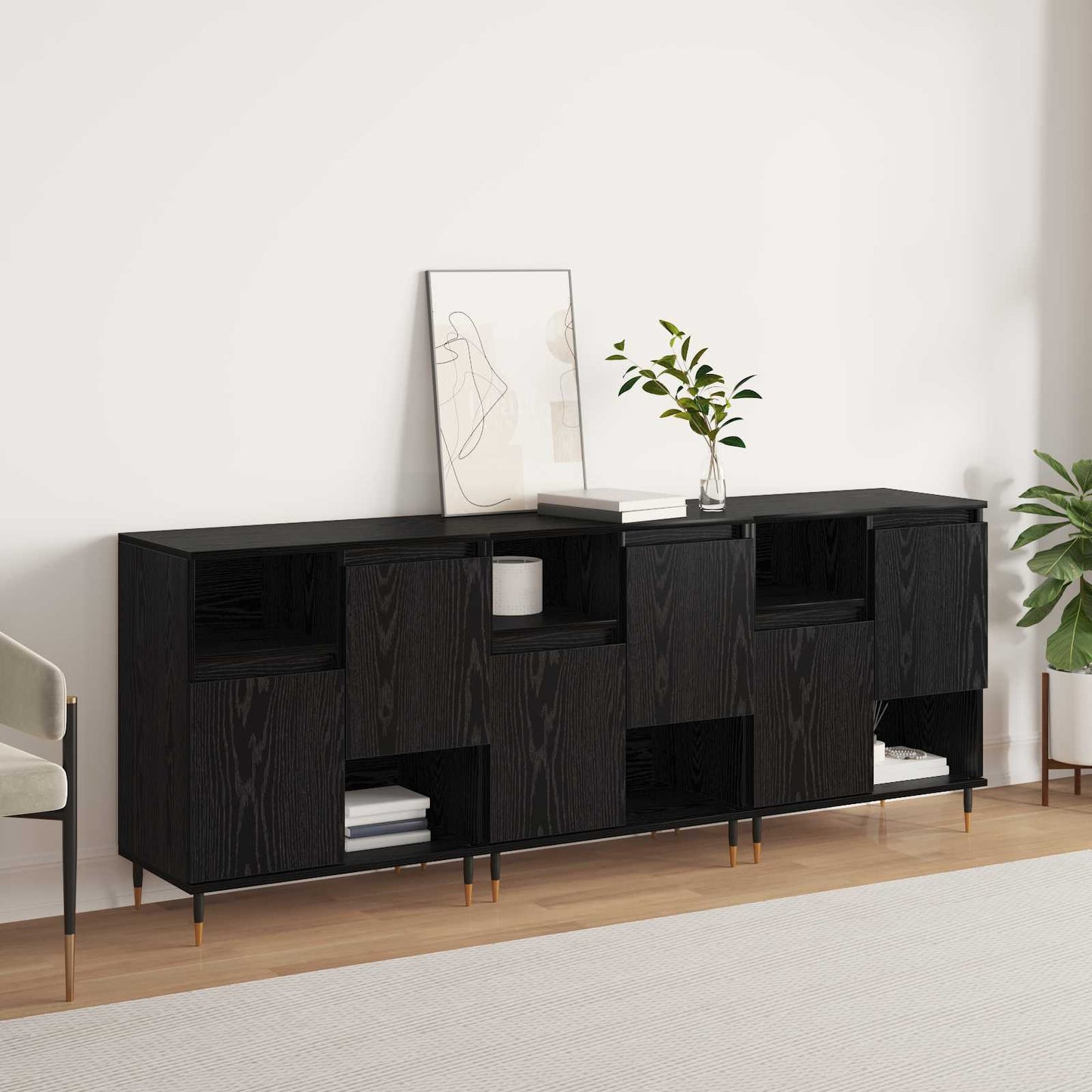 Sideboards 3 pcs Sort eg
