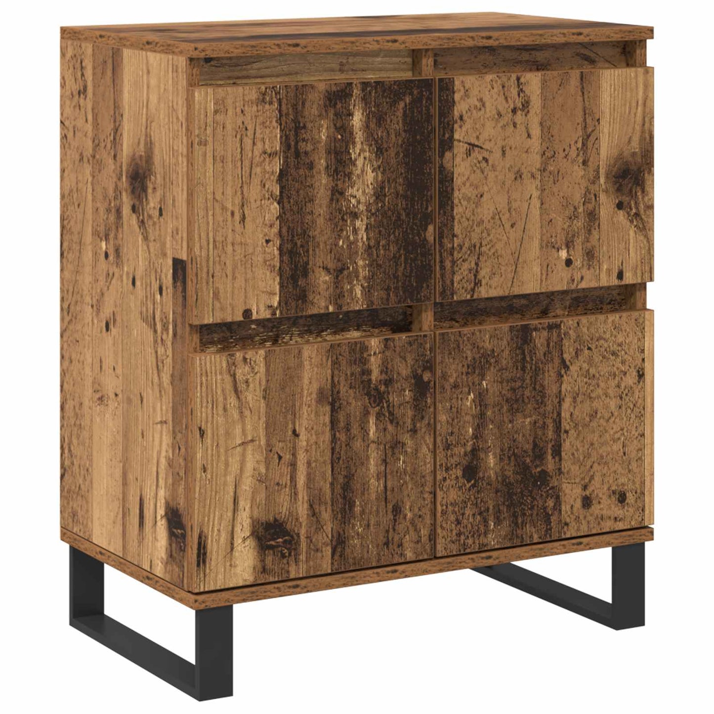 Sideboard 2 pcs Gammelt træ 60 x 35 x 70 cm