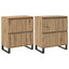Sideboard 2 pcs Artisan Egetræ 60 x 35 x 70 cm