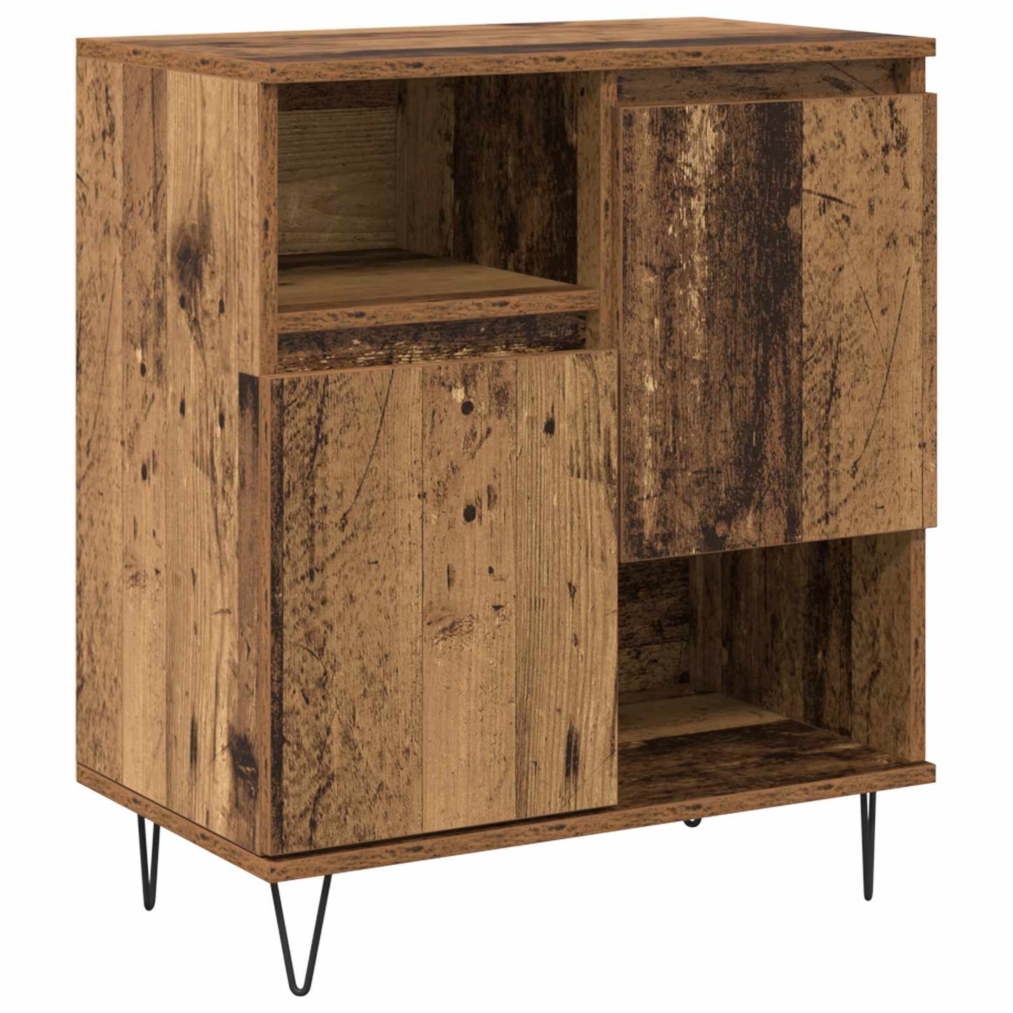 Sideboard 2 pcs Gammelt træ 60 x 35 x 70 cm