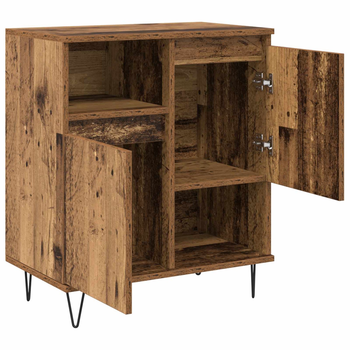 Sideboard 2 pcs Gammelt træ 60 x 35 x 70 cm
