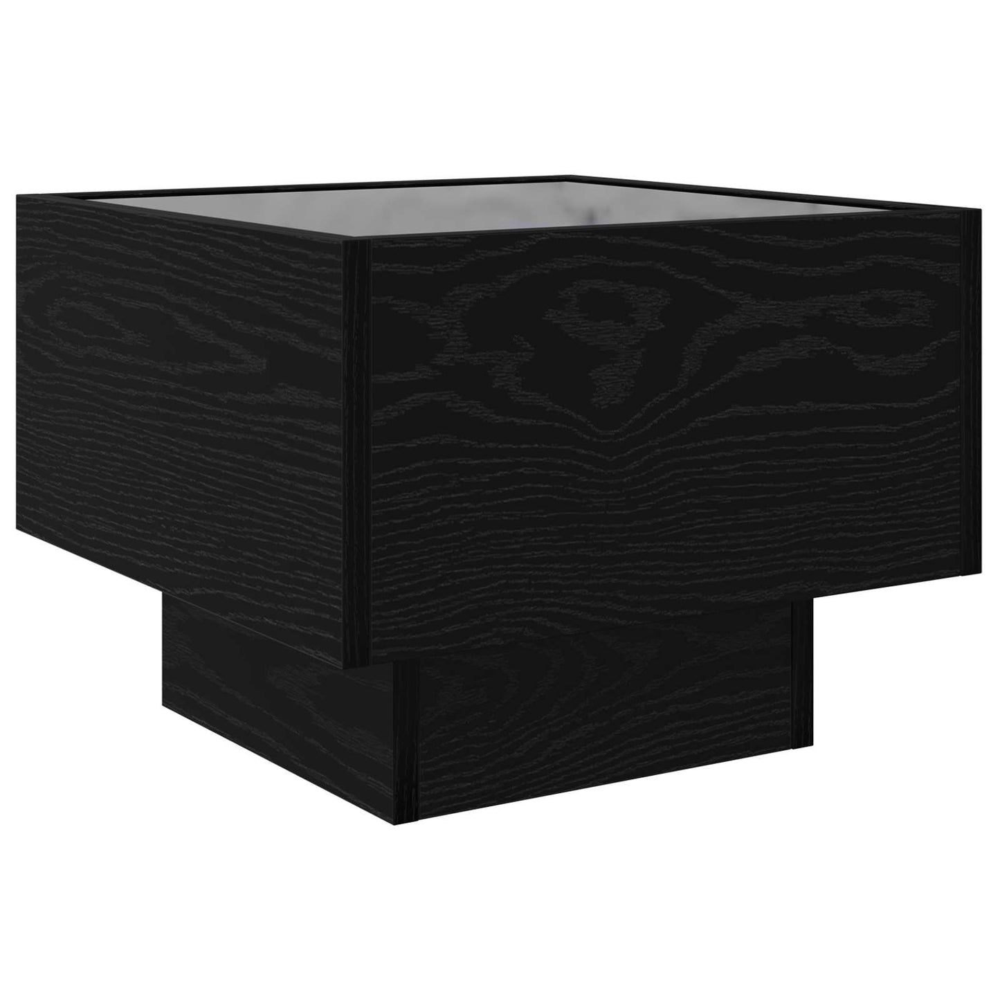 Sofabord Sort eg 40 x 40 x 30 cm Konstrueret træ