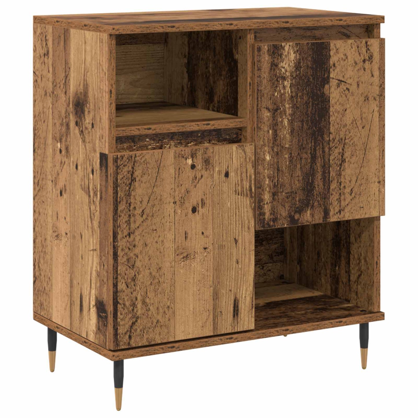 Sideboards 2 pcs Gammelt træ