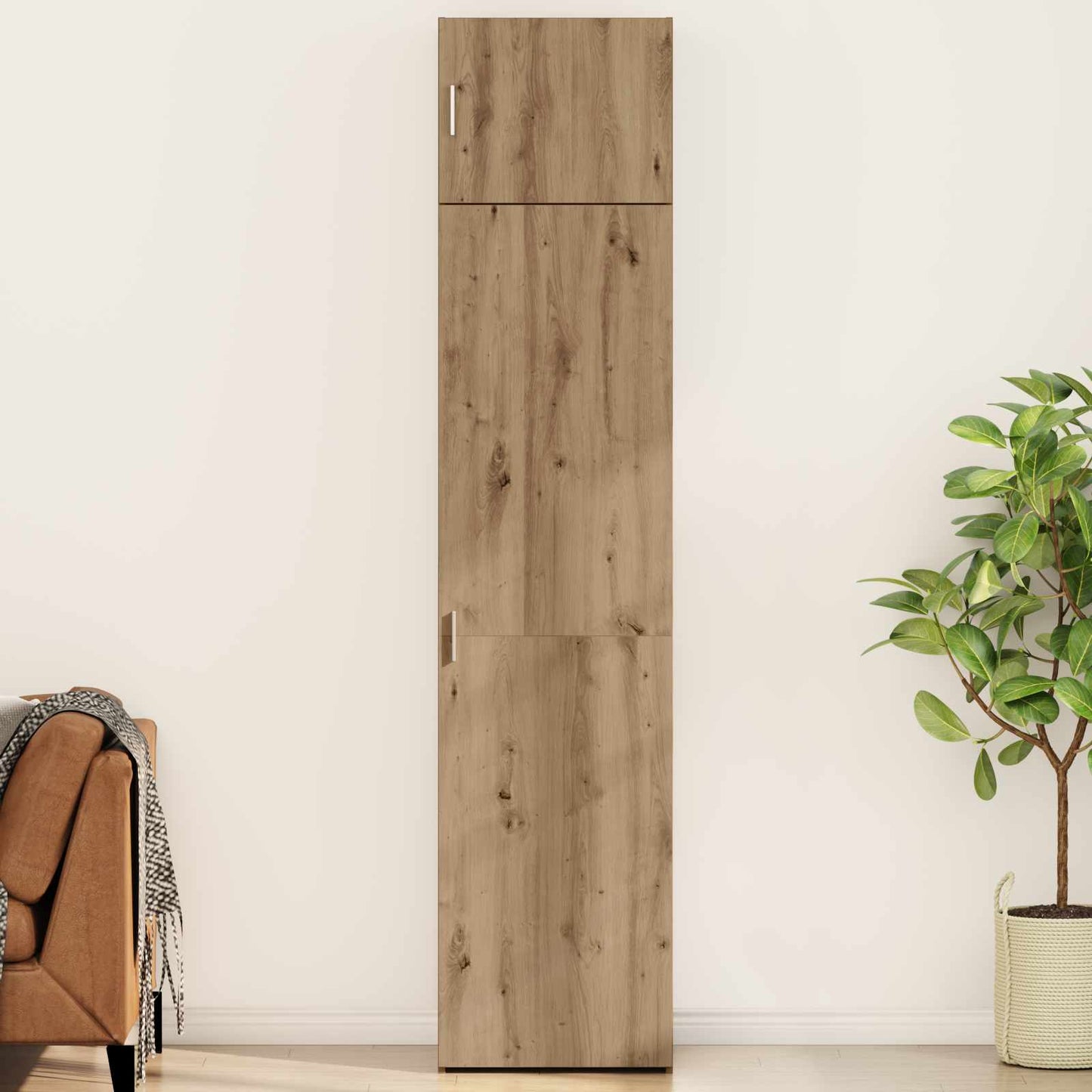 Sideboard 2 pcs Artisan Egetræ 50 x 41 x 225 cm