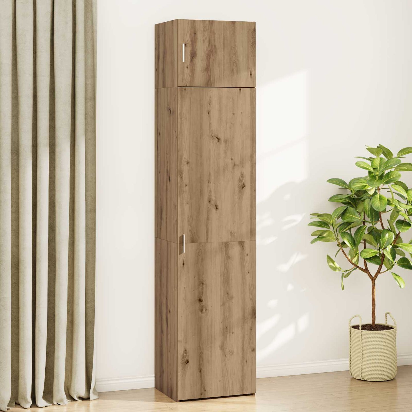 Sideboard 2 pcs Artisan Egetræ 50 x 41 x 225 cm