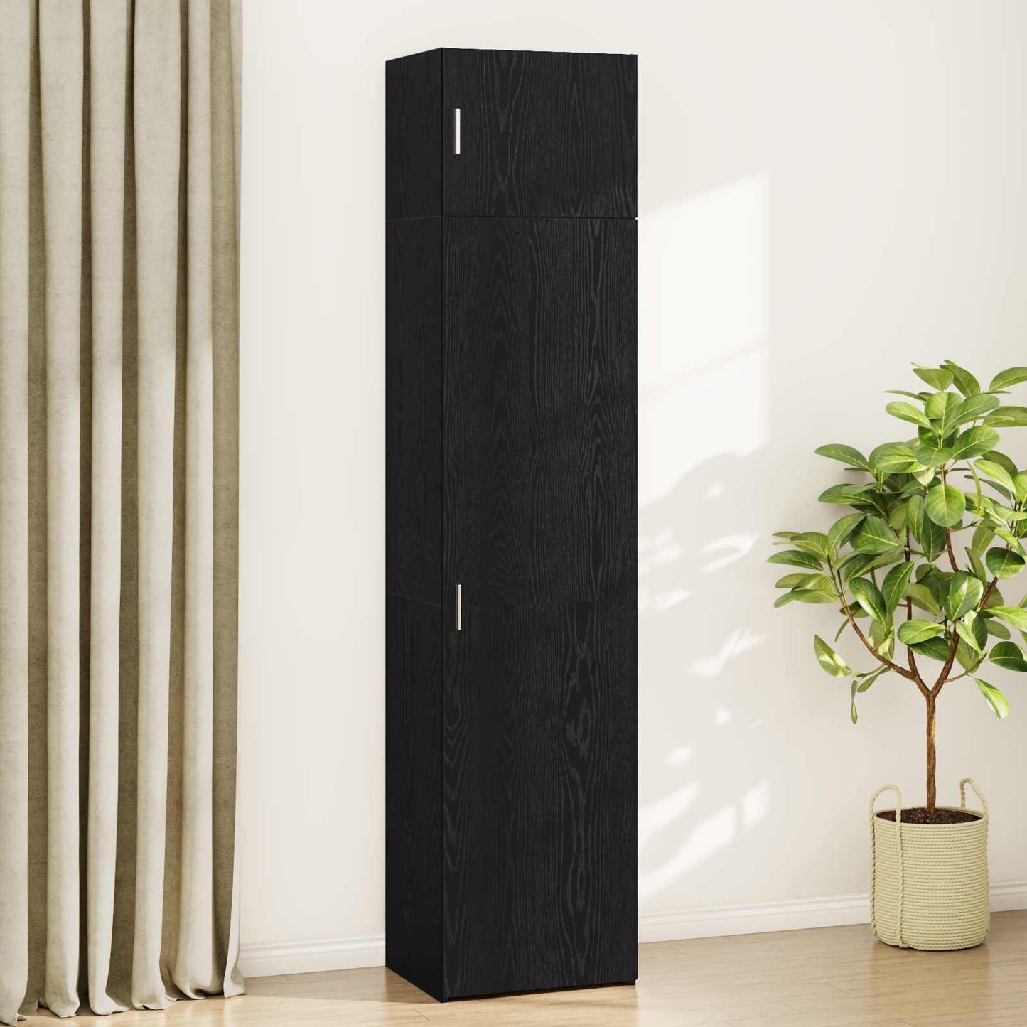 Sideboard 2 pcs Sort eg 50 x 41 x 225 cm