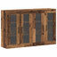 Væghængte skabe 2 pcs Gammelt træ 69,5 x 34 x 90 cm
