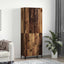 Highboard 2 pcs Gammelt træ Konstrueret træ