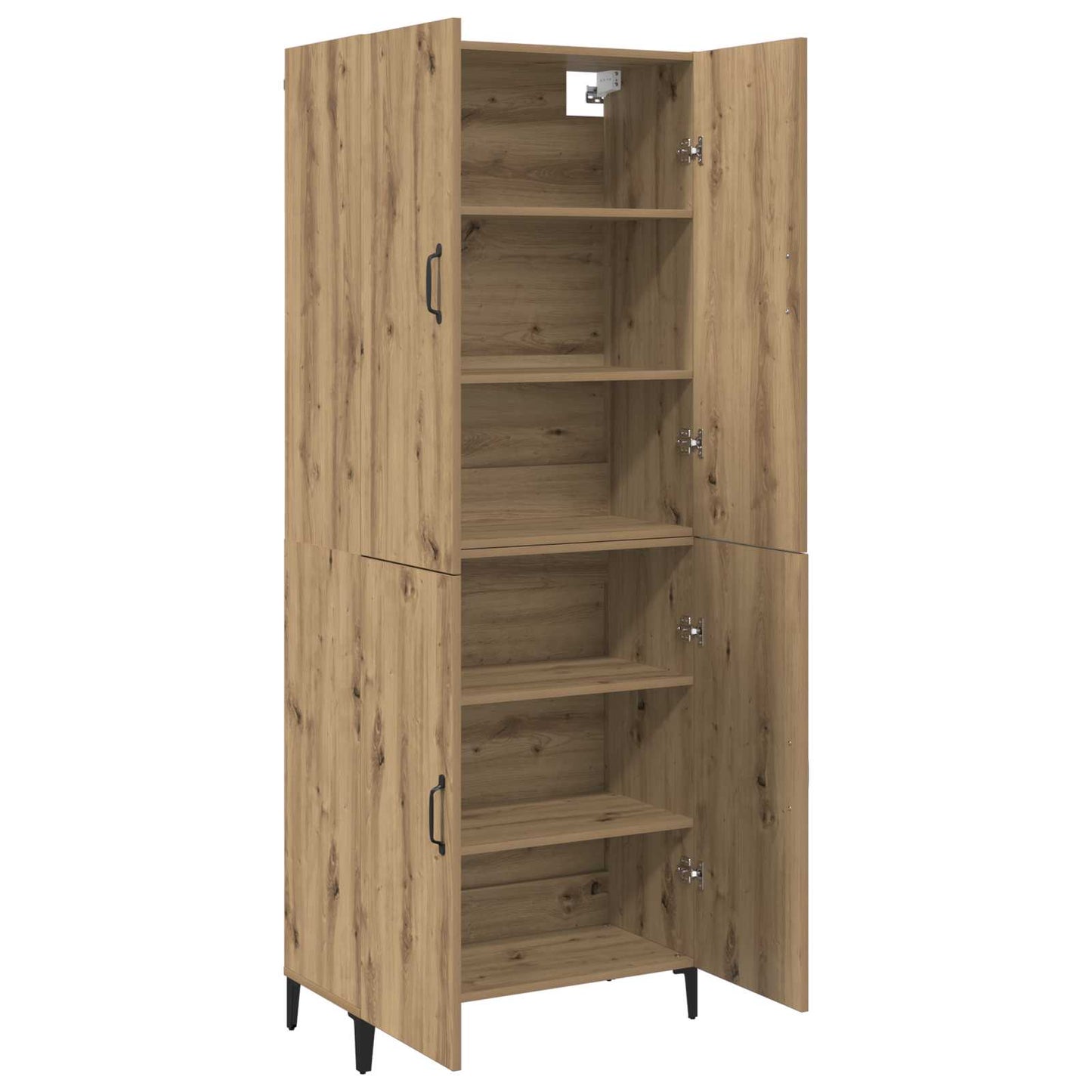 Highboard 2 stk. Artisan Egetræ 69,5 x 34 x 180 cm