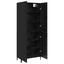 Highboard 2 stk. Sort eg 69,5 x 34 x 180 cm Konstrueret træ