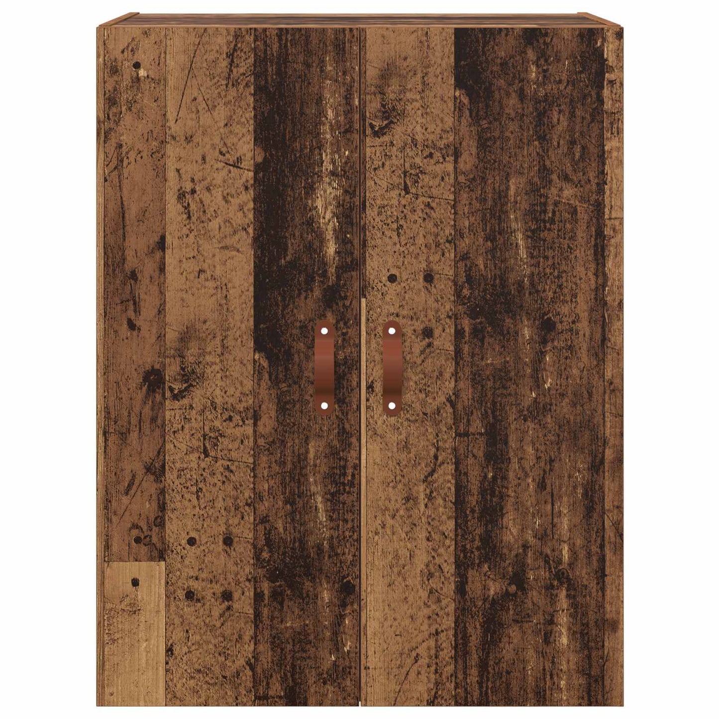 Vægmonteret skab 2 pcs Gammelt træ 69,5 x 34 x 90 cm