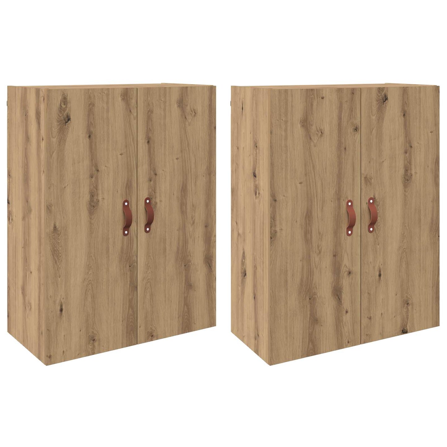 Vægmonteret skab 2 pcs Artisan Egetræ 69,5 x 34 x 90 cm