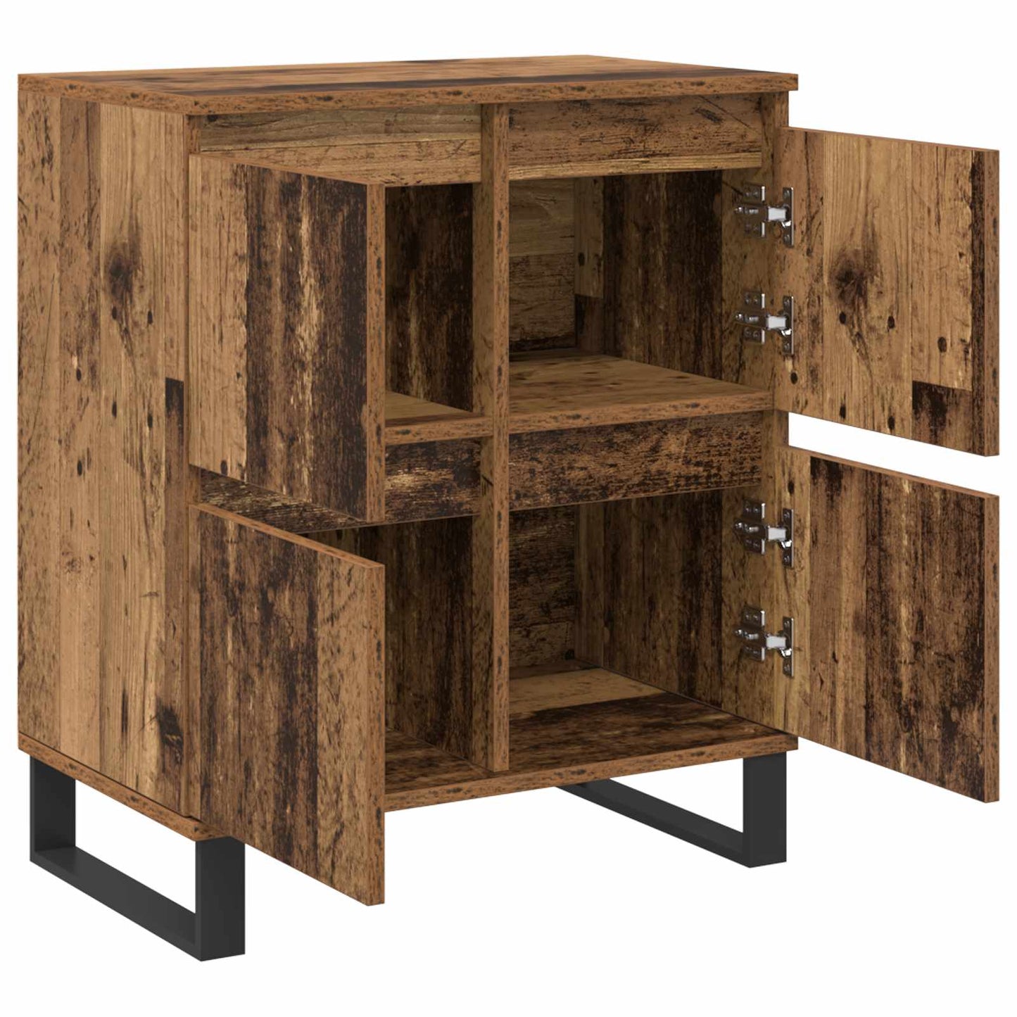 Sideboard 3 pcs Gammelt træ 60 x 35 x 70 cm