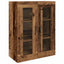 Highboard 2 pcs Gammelt træ Konstrueret træ