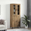 Highboard 2 stk. Artisan Egetræ 69,5 x 34 x 180 cm