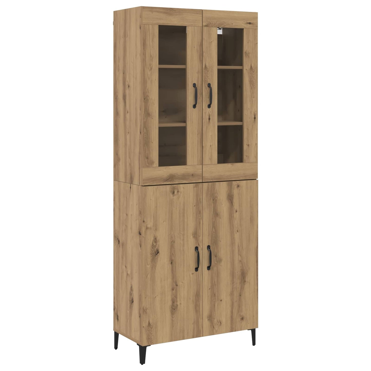 Highboard 2 stk. Artisan Egetræ 69,5 x 34 x 180 cm