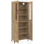 Highboard 2 stk. Artisan Egetræ 69,5 x 34 x 180 cm