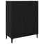 Highboard 2 stk. Sort eg 69,5 x 34 x 180 cm Konstrueret træ