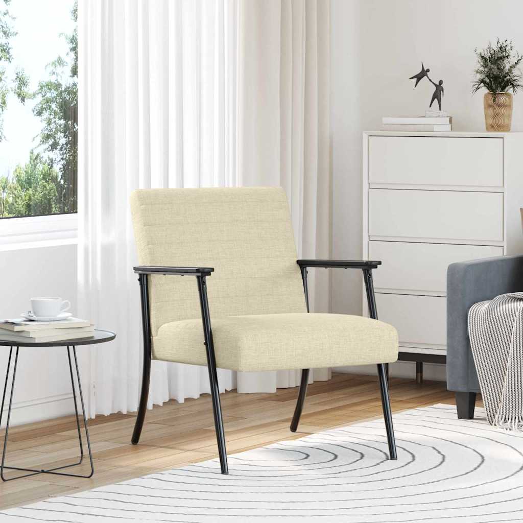lænestol Creme 59 x 75 x 78 cm Stof