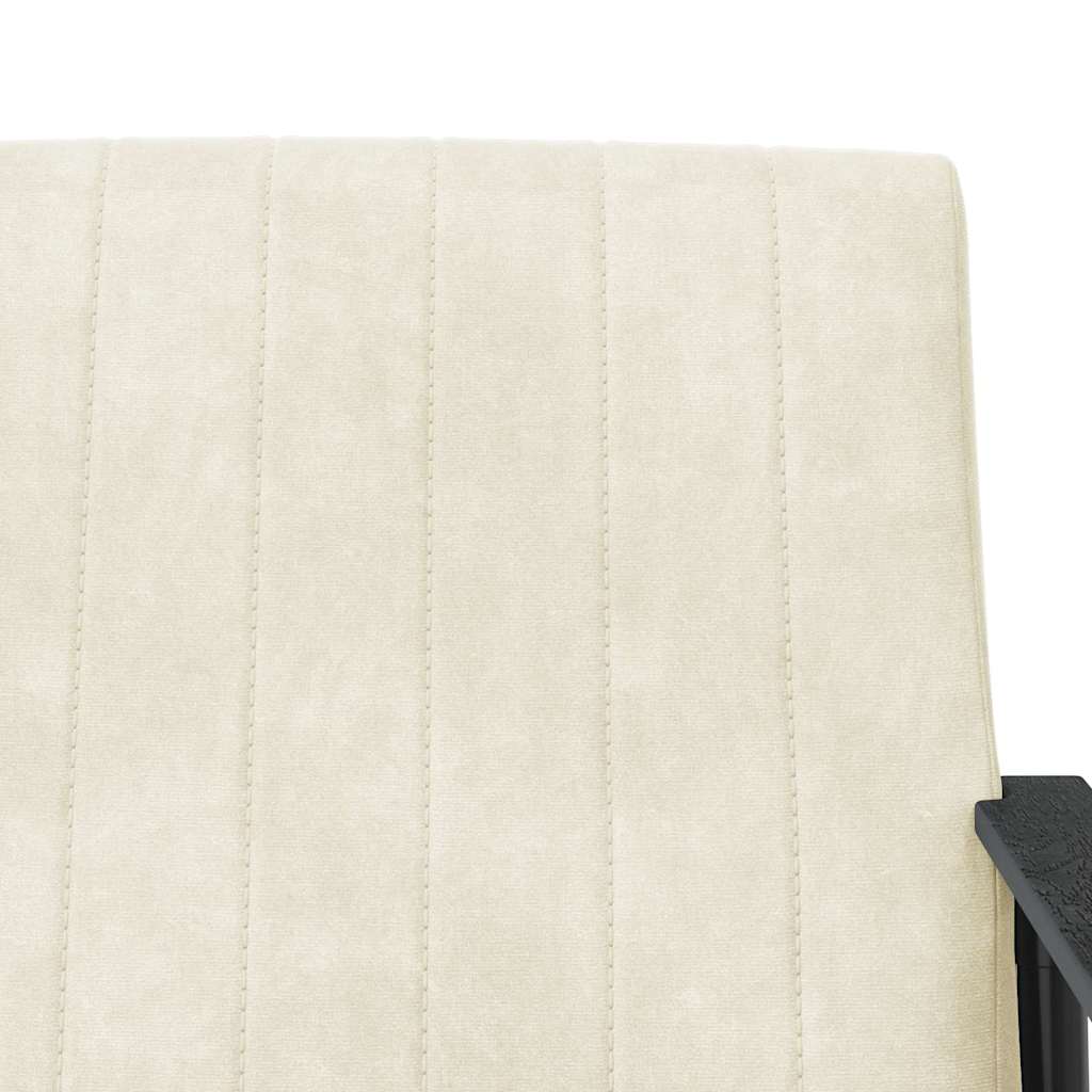 lænestol Creme 59 x 75 x 78 cm Fløjl