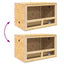 Terrarium Brun 80 x 50 x 50 cm OSB
