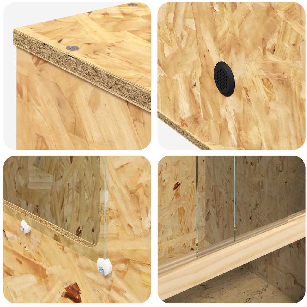 Terrarium Brun 50 x 50 x 100 cm OSB