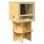 Terrariumbase Brun 50 x 50 x 50 cm OSB