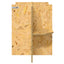 Terrariumbase med hylde Brun 80 x 40 x 50 cm OSB