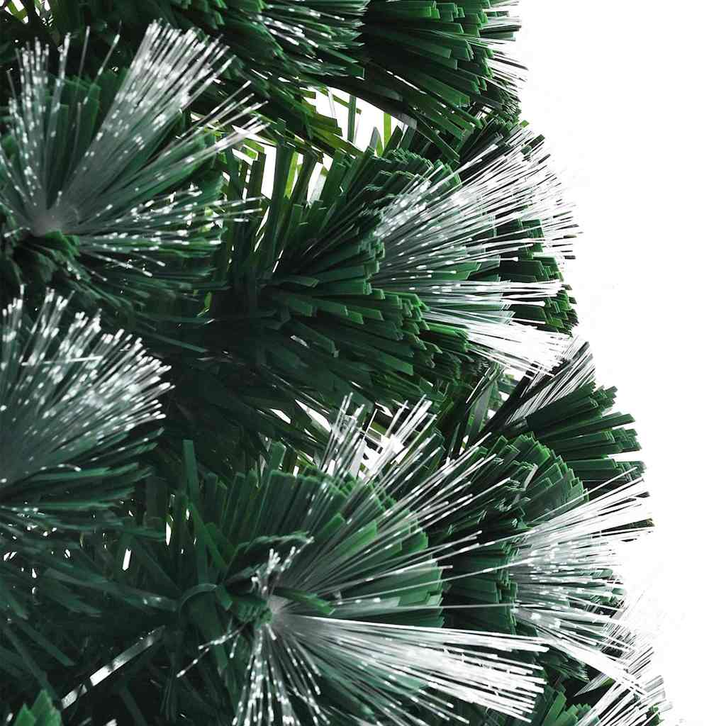 Kunstigt juletræ med 160 LED'er med stativ Grøn 150 cm PVC