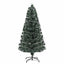 Kunstigt juletræ med 210 LED'er med stativ Grøn 180 cm PVC
