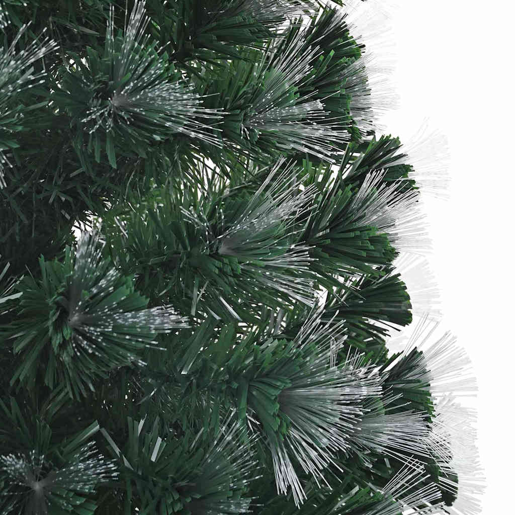 Kunstigt juletræ med 250 LED'er med stativ Grøn 210 cm PVC