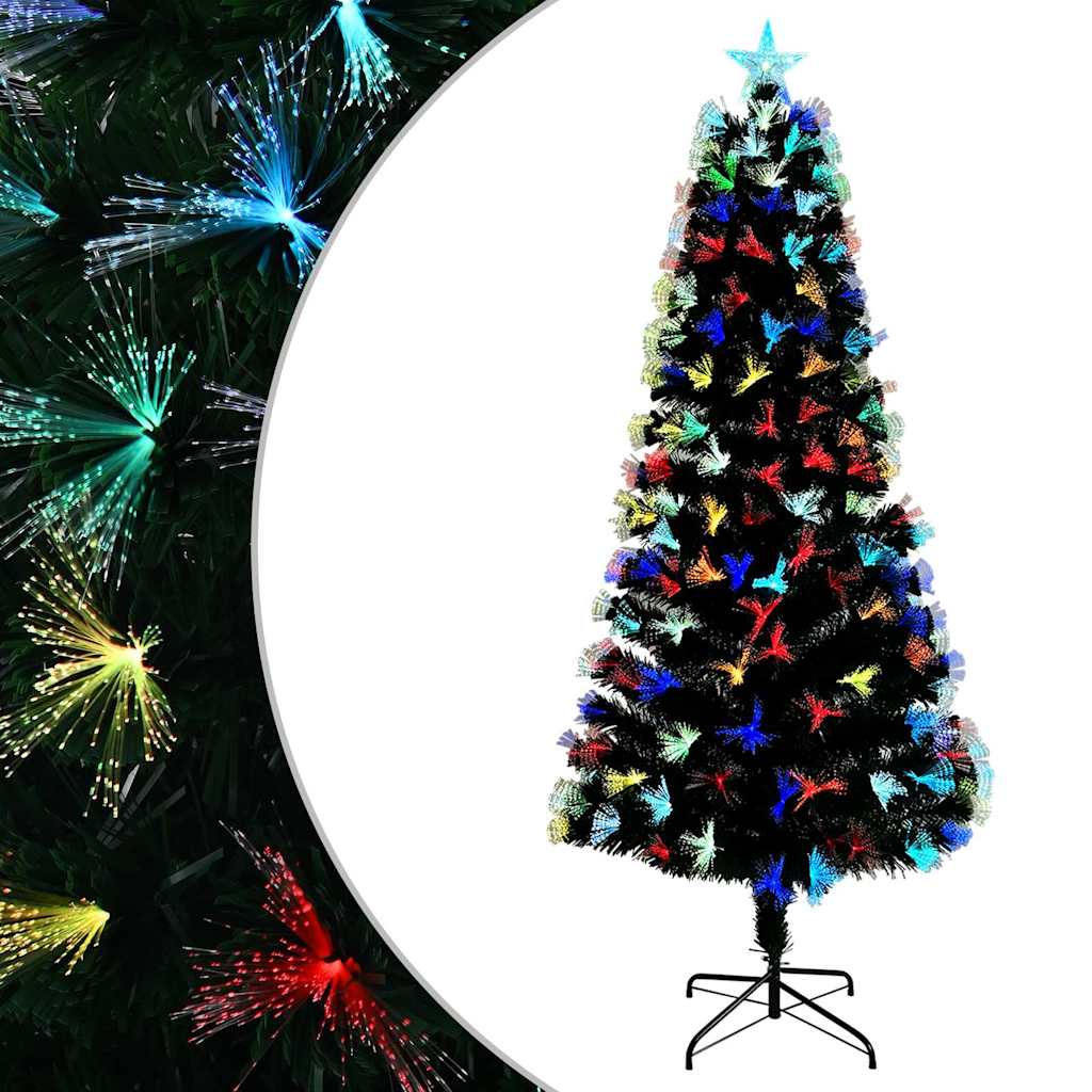 Kunstigt juletræ med 300 LED'er med stativ Grøn 240 cm PVC
