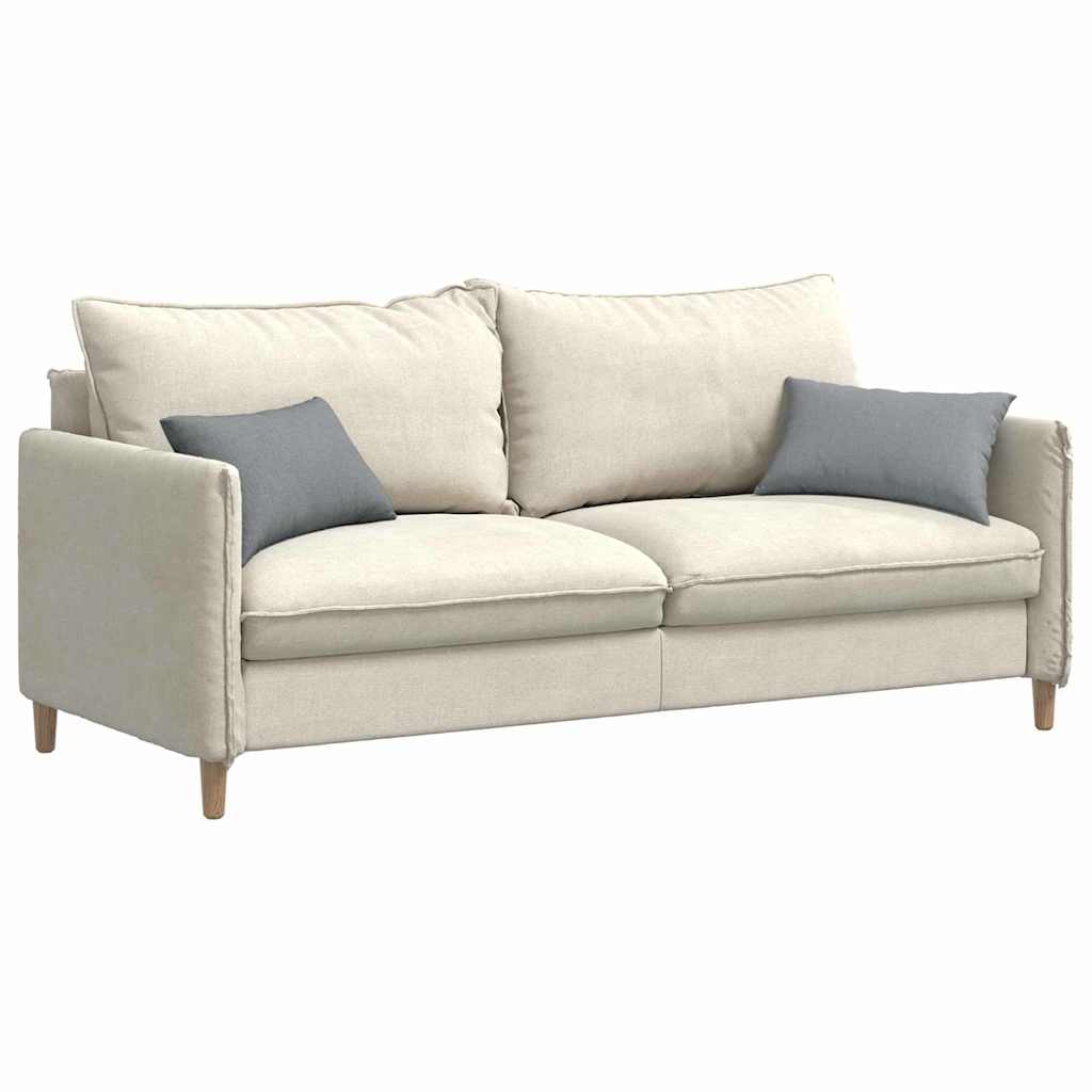 Sofapuder 2 pcs Lysegrå 50 x 30 cm Stof